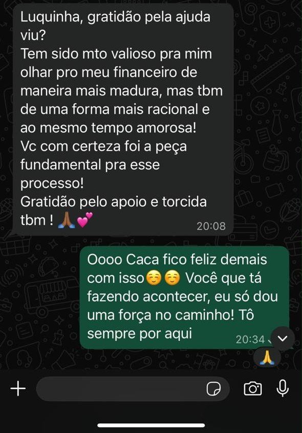 cliente falando da consultoria
